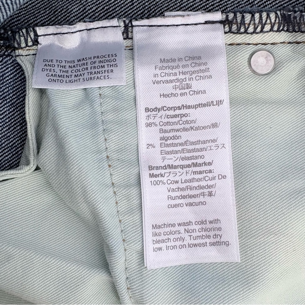 J. Crew 484 Slim Men's Straight Indigo Kurabo Japanese Cotton Jeans Sz 34x33 - Picture 9 of 14